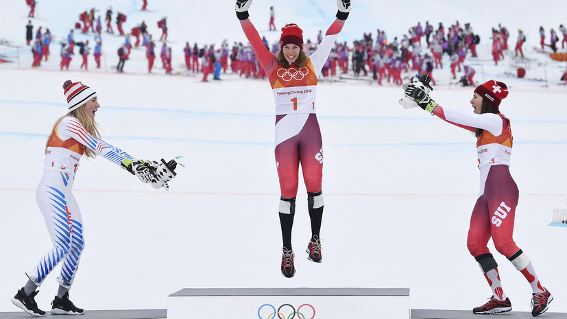 Швейцарская горнолыжница Жизен стала олимпийской чемпионкой в комбинации на ОИ-2018