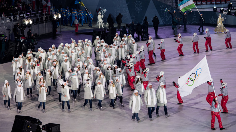 МОК не разрешил российским спортсменам пройти под национальным флагом на закрытии Олимпиады в Пхёнчхане