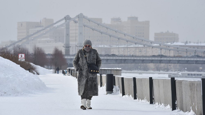 Ночь на 27 февраля в Москве стала самой морозной за зиму