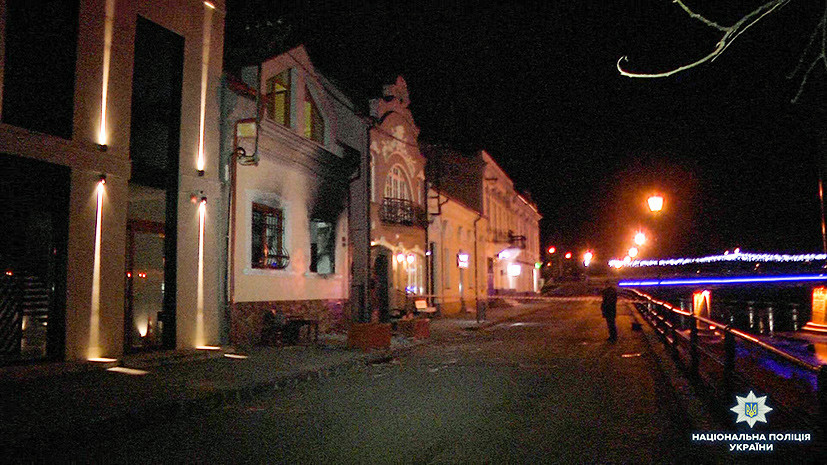 В Закарпатской области второй раз за месяц подожгли офис Союза венгров