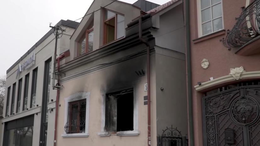 Климкин нашёл «внешний след» в поджоге здания Союза венгров в Ужгороде