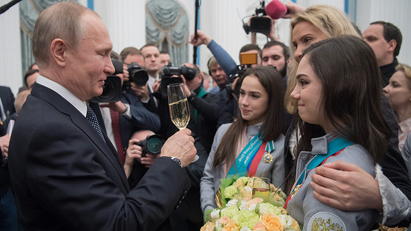 «Взяли недостижимую для соперников высоту»: Путин наградил российских олимпийцев