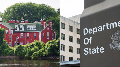 Здание на территории российских дипломатических дач в Мэриленде / Госдепартамент США