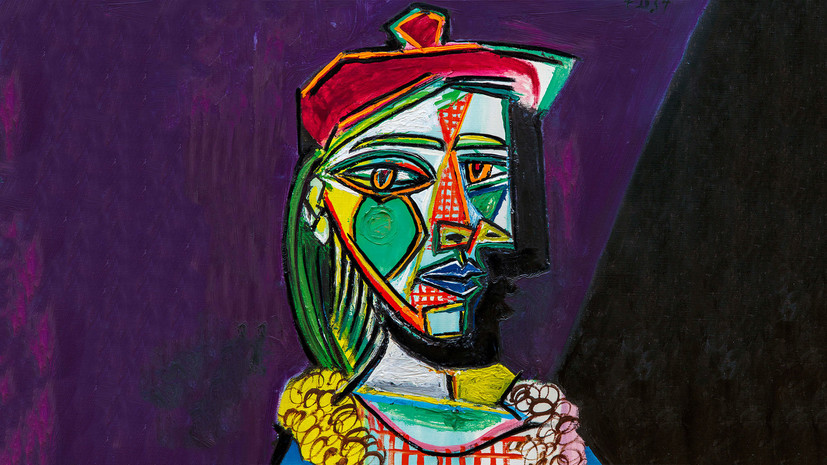 Картина Пикассо «Женщина в берете и клетчатом платье» продана за £49,8 млн