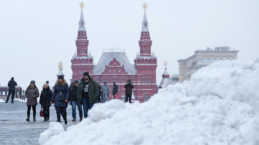 Московская транспортная система подверглась испытанию снегопадом»