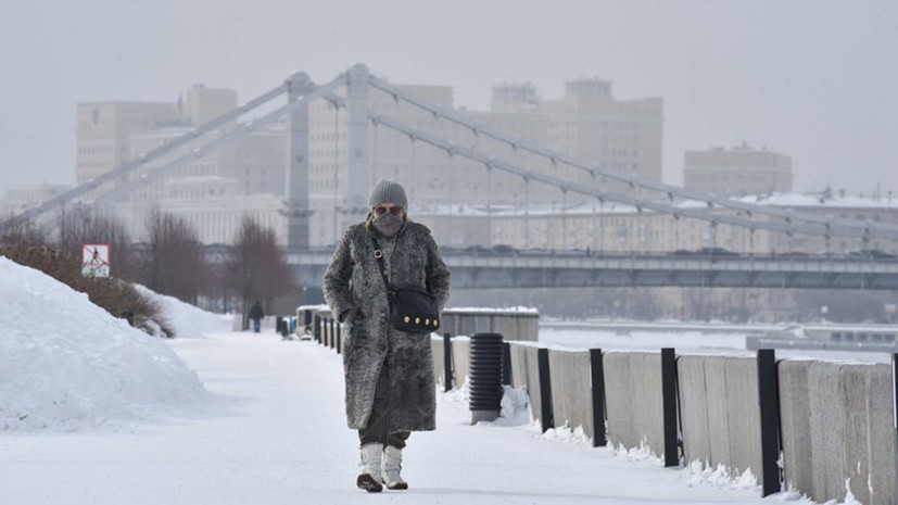 Синоптики предупредили о 20-градусных морозах в Москве на следующей неделе