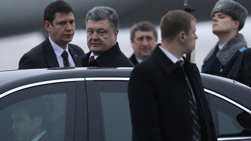 СМИ: Кортеж Порошенко сбил пенсионера в Киеве