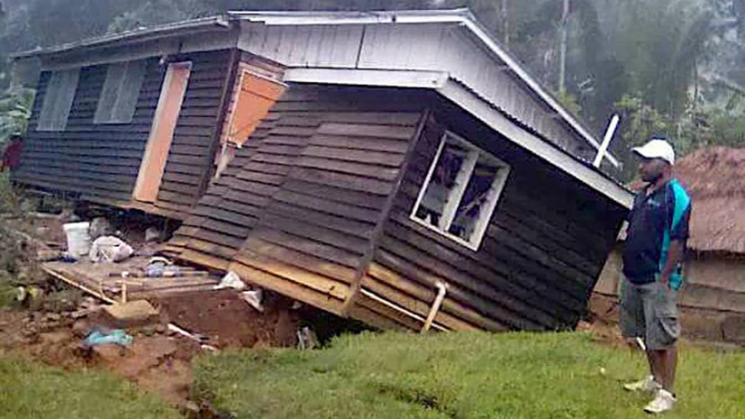 В Папуа — Новой Гвинее при землетрясении погибли 18 человек