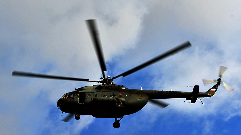 СК возбудил дело по факту крушения вертолёта Ми-8 в Чечне