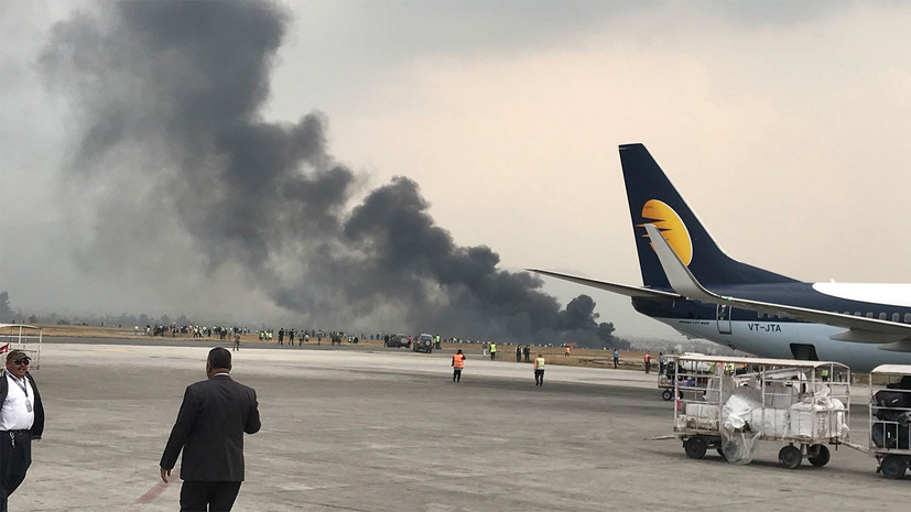 После крушения самолёта в аэропорту Катманду госпитализированы 14 человек