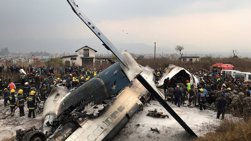 Причиной крушения самолёта в Катманду мог стать технический сбой