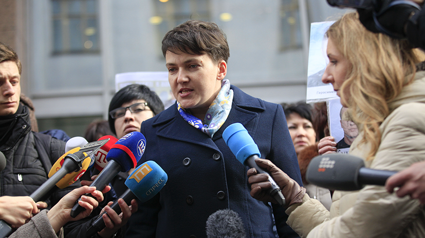 Савченко намерена провести брифинг у здания СБУ в Киеве