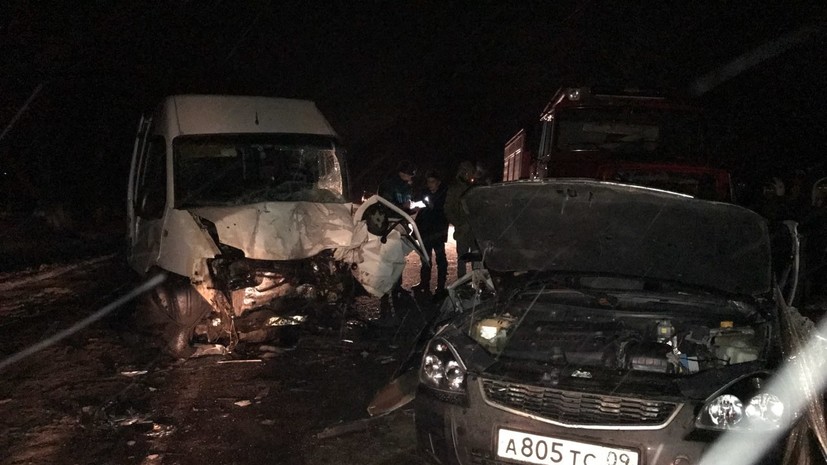 Источник: под Курском в ДТП с микроавтобусом погибли четыре человека