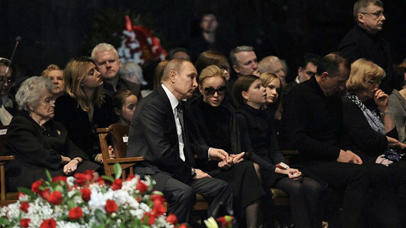 Путин приехал на церемонию прощания с Табаковым