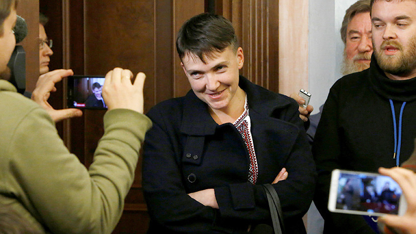 Савченко подтвердила, что пришла в Верховную раду с оружием