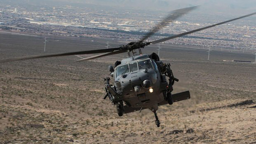 В результате крушения военного вертолёта США в Ираке погибли семь человек