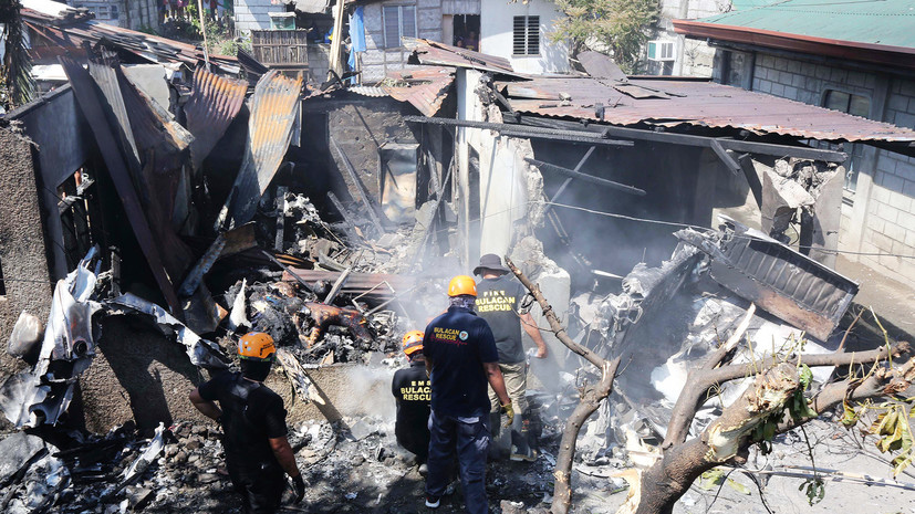 При крушении самолёта на Филиппинах погибли семь человек