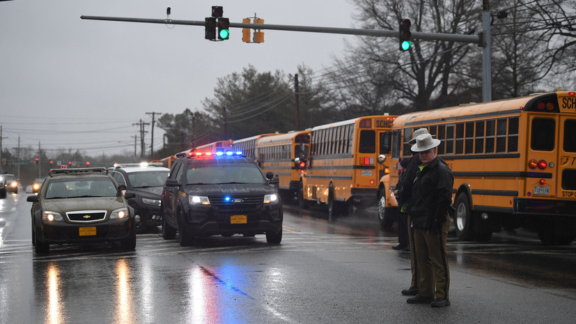 Открывший стрельбу в школе Мэриленда скончался от полученных ранений