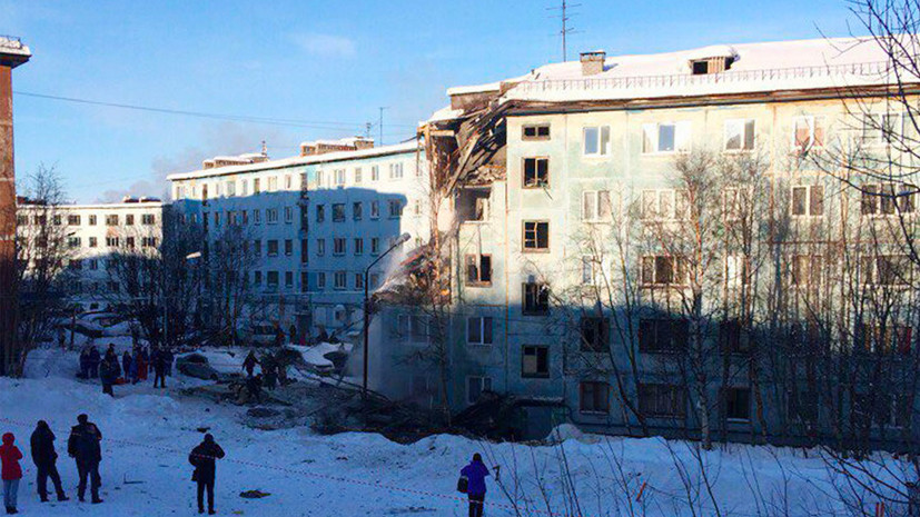 СК начал проверку по факту взрыва газа в Мурманске