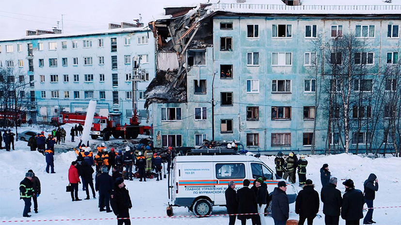 Число погибших в результате взрыва газа в Мурманске возросло до трёх