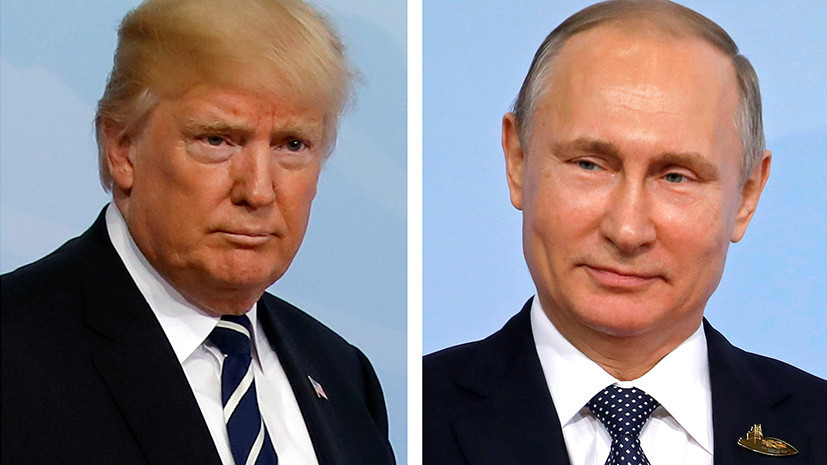 В Кремле рассказали о темах разговора Путина и Трампа