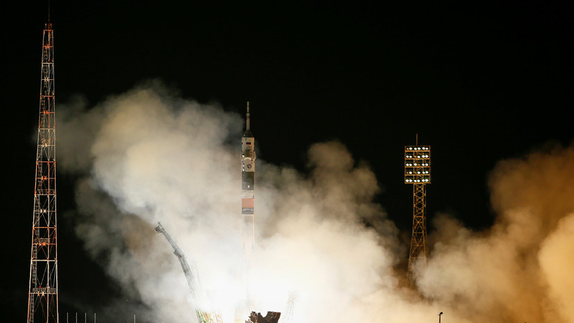 Ракета «Союз-ФГ» с экипажем МКС на корабле «Союз МС-08» стартовала с Байконура