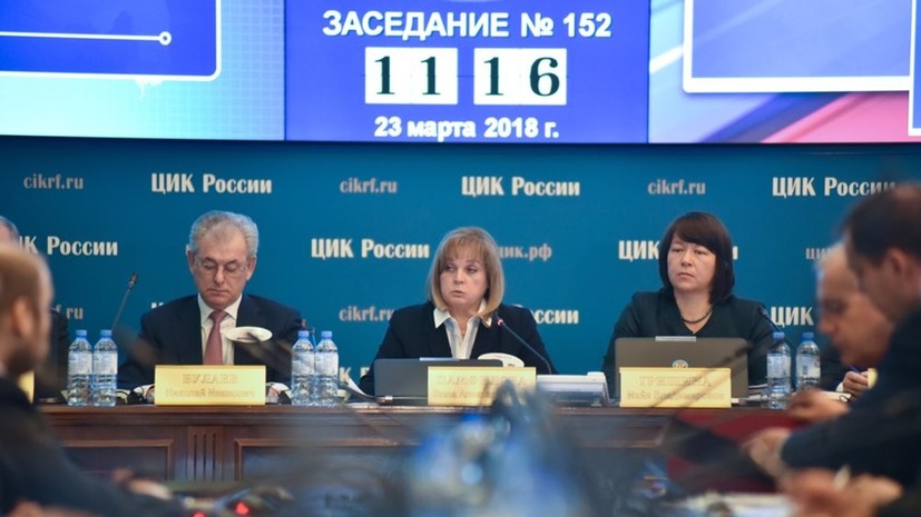 ЦИК утвердила итоги голосования на выборах президента России