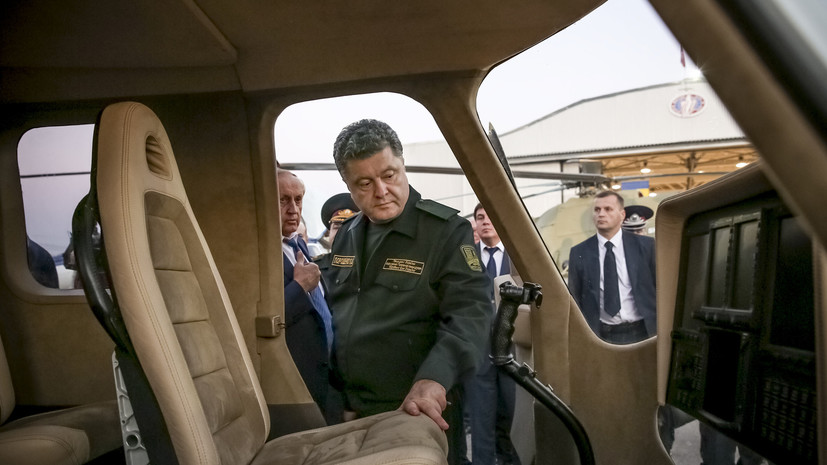 Порошенко: украинские спасатели получат от Франции новые вертолёты