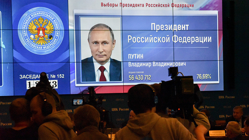 «Самый высокий уровень поддержки в истории страны»: в России подвели официальные итоги президентских выборов