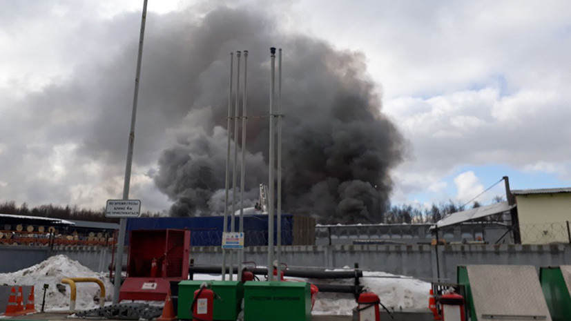 Возгорание на складе в подмосковных Мытищах ликвидировано