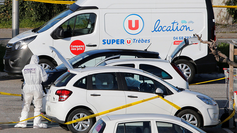 В супермаркете на юге Франции после захвата заложников нашли самодельные бомбы