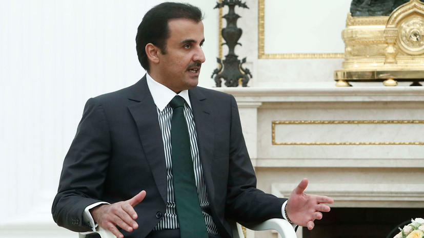 Эмир Катара отметил роль России в решении проблем арабского мира