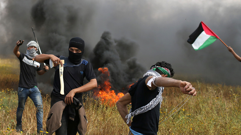 СМИ: При столкновениях с армией Израиля шесть палестинцев погибли и более 500 пострадали