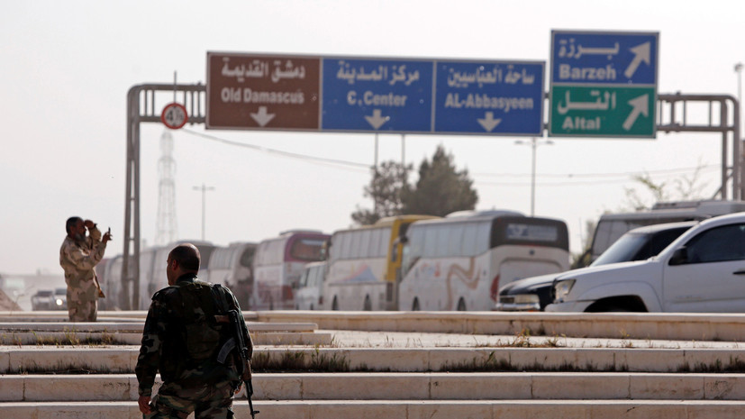 Армия Сирии впервые с 2011 года разблокировала главную автомагистраль Дамаска
