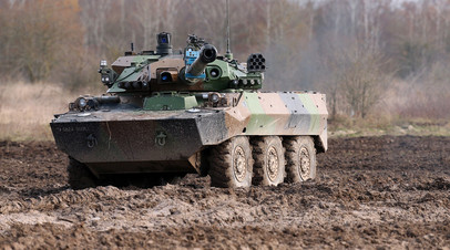 Французский колёсный танк AMX-10RC