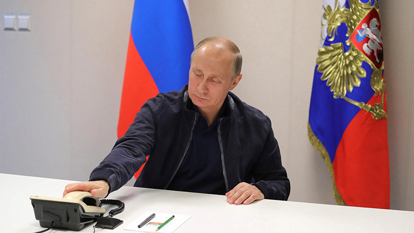Путин позвонил Тулееву и поблагодарил за работу на посту губернатора Кузбасса