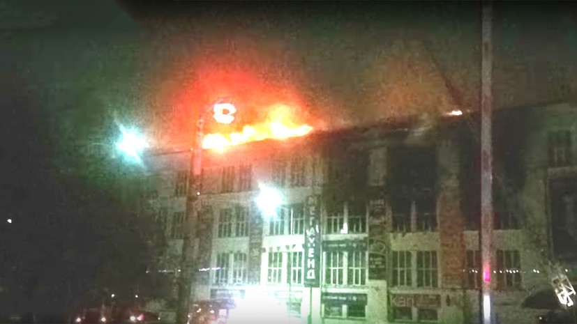 СК возбудил уголовное дело о поджоге после пожара в ТЦ в Ангарске