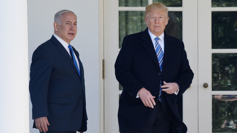 Трамп обсудил с Нетаньяху ситуацию на Ближнем Востоке