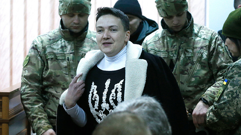 Объявившей голодовку Савченко вызвали скорую помощь