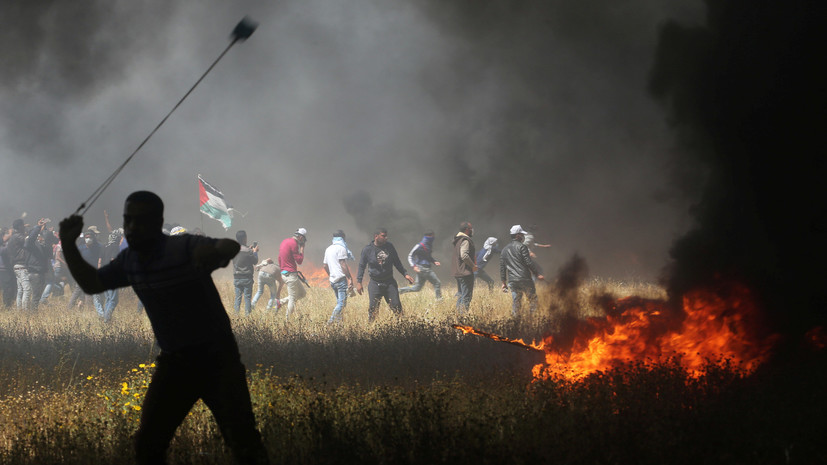 Число погибших в столкновениях с израильской армией палестинцев выросло до девяти