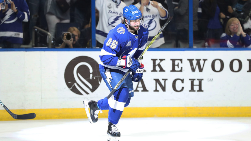 Кучеров стал шестым россиянином, набравшим 100 очков за сезон в НХЛ
