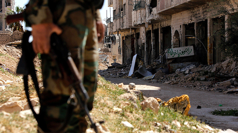 В Минобороны сообщили о миномётном обстреле Дамаска со стороны боевиков