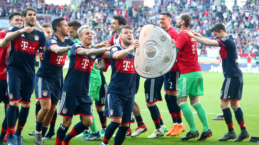 «Бавария» шестой раз подряд стала чемпионом Германии по футболу