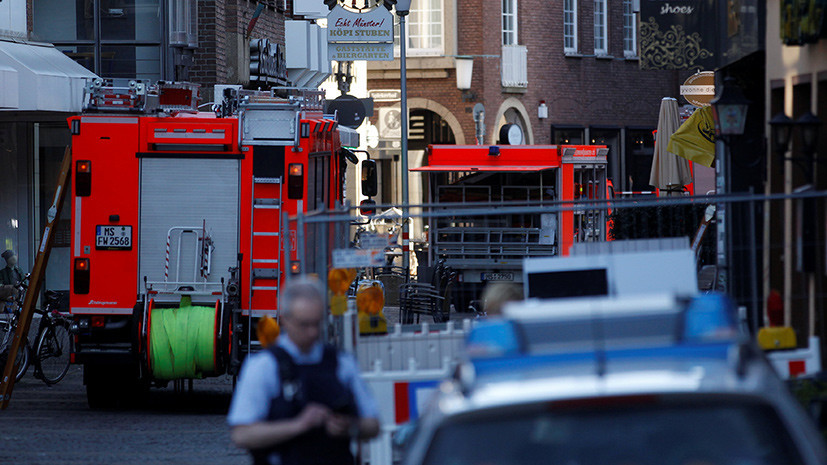 СМИ: Полиция проверяет данные о выбежавших из грузовика в Мюнстере людях