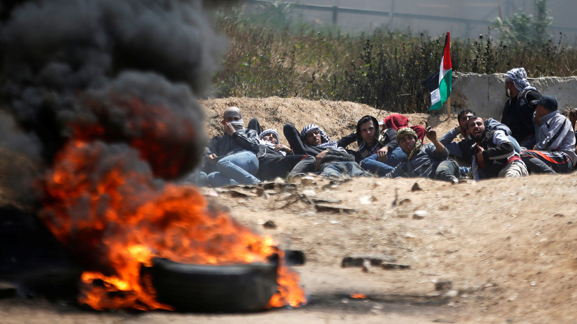 Израиль запретил ввоз в Газу шин, используемых демонстрантами в ходе протестов