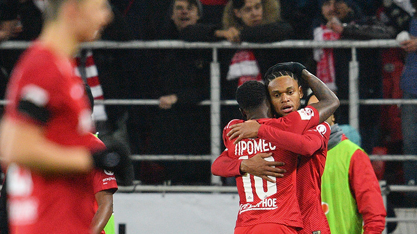  Хет-трик Промеса помог «Спартаку» разгромить «Анжи» в матче РФПЛ