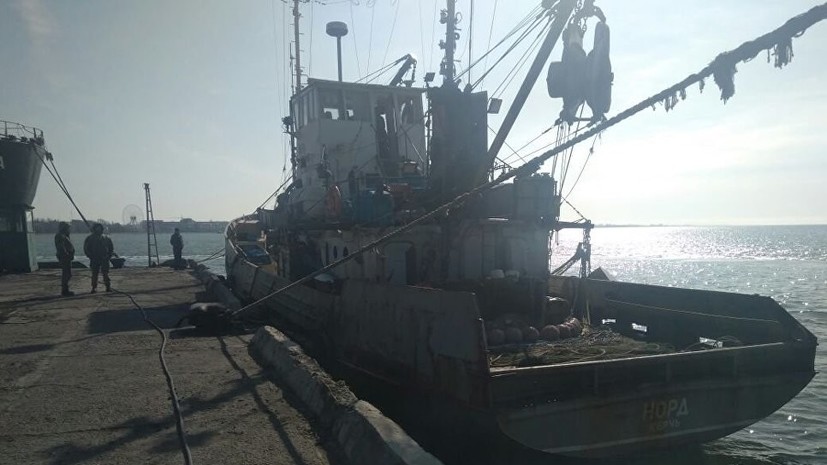 Экипаж судна «Норд» второй раз не смог пересечь украинскую границу