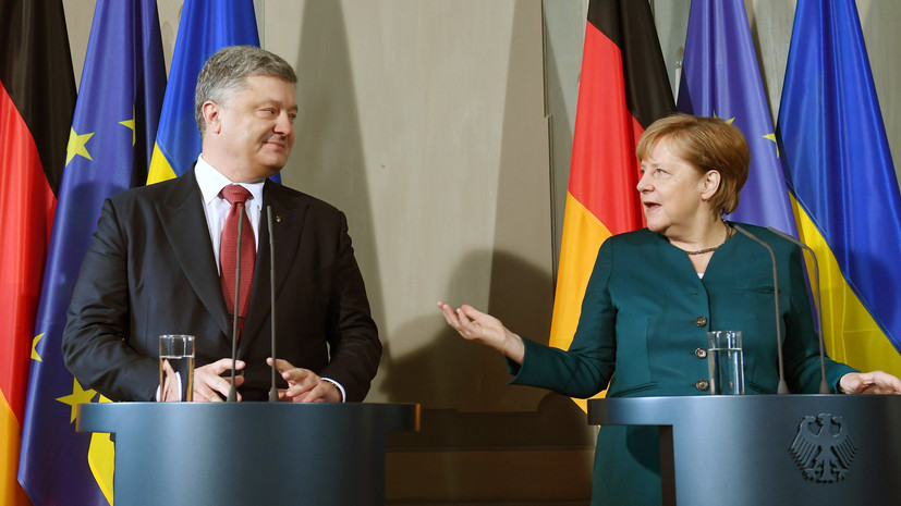 Порошенко и Меркель проводят переговоры