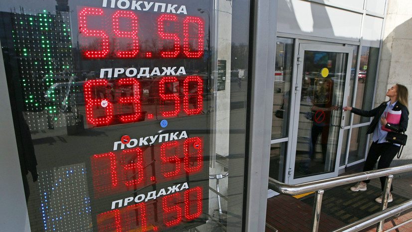 Рекорд за последние два года: рубль второй день подряд демонстрирует ослабление к доллару и евро