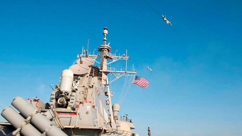В Пентагоне опровергли сообщения о сближении самолётов ВКС России с эсминцем США